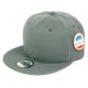 Flat Bill Plain Fitted Cap