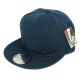 Flat Bill Plain Fitted Cap