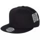 One Color Plain Flat Bill Snapback Hat