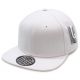 One Color Plain Flat Bill Snapback Hat