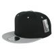 Two Color Plain Flat Bill Snapback Hat