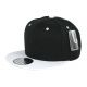 Two Color Plain Flat Bill Snapback Hat