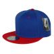 Two Color Plain Flat Bill Snapback Hat