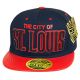 PVC Embroidered Snapback, 3D Silicone Patch Cap, #24 ST.LOUIS. saint louis, navy, dark blue