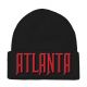3D Embroidered Skull Cap, Embroidery Patch Beanies, #02 ATLANTA