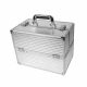 Portable Cosmetic Box, 3-Tier Tray Cosmetic Organizer Lockable Makeup Box, #Check