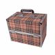 Portable Cosmetic Box, 3-Tier Tray Cosmetic Organizer Lockable Makeup Box, #Check