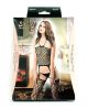 Women's Sexy black Lace Bodystockings Lingerie for Romantic Date Wearing, Mesh Floral Fishnet Erotic Bodysuits, #001