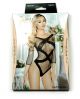 Women's Sexy black Lace Bodystockings Lingerie for Romantic Date Wearing, Mesh Floral Fishnet Erotic Bodysuits, #009
