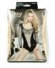 Women's Sexy black Lace Bodystockings Lingerie for Romantic Date Wearing, Mesh Floral Fishnet Erotic Bodysuits, #010