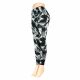 Women's High Waisted Tummy Control Fashion Leggings, Active Leggings Pants for Women, #08 Black Brushstroke Pattern