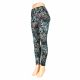 Women's High Waisted Tummy Control Fashion Leggings, Active Leggings Pants for Women, #12 Black Vintage Pattern