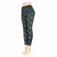 Women's High Waisted Tummy Control Fashion Leggings, Active Leggings Pants for Women, #13 Black Vintage Pattern