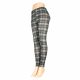 Women's High Waisted Tummy Control Fashion Leggings, Active Leggings Pants for Women, #22 Gray Check Pattern