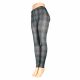 Women's High Waisted Tummy Control Fashion Leggings, Active Leggings Pants for Women, #23 Gray Check Pattern