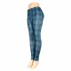 Women's High Waisted Tummy Control Fashion Leggings, Active Leggings Pants for Women, #24 Blue Check Pattern