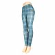 Women's High Waisted Tummy Control Fashion Leggings, Active Leggings Pants for Women, #27 Blue Check Pattern