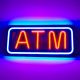 LED ATM Neon Sign for Business