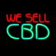 LED WE SELL CBD Neon Sign for Business