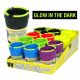 Luminous Butt Bucket Ashtray, Glow in the Dark, 12 Set (3.25 x 4.4 inch)