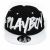 Embroidered Snapback Hat, State Patch Cap, #31 PLAYBOY, black.