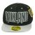 PVC Embroidered Snapback, 3D Silicone Patch Cap, #06 OAKLAND, Black