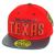 PVC Embroidered Snapback, 3D Silicone Patch Cap, #20 TEXAS, red