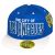 PVC Embroidered Snapback, 3D Silicone Patch Cap, #34 LOS ANGELES, blue