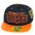 PVC Embroidered Snapback, 3D Silicone Patch Cap, #39 CHICAGO, black
