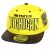 PVC Embroidered Snapback, 3D Silicone Patch Cap, #45 MICHIGAN, yellow