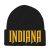 3D Embroidered Skull Cap, Embroidery Patch Beanies, #01 INDIANA, 12 Set