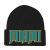 3D Embroidered Skull Cap, Embroidery Patch Beanies, #09 MIAMI