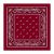100% Cotton Paisley Bandana Scarf, Head Wrap Double Sided Print, Burgundy (21 inch)