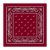 100% Cotton Paisley Bandana Scarf, Head Wrap Double Sided Print, Burgundy (21 inch)