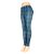 Women's High Waisted Tummy Control Fashion Leggings, Active Leggings Pants for Women, #24 Blue Check Pattern