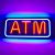 LED ATM Neon Sign for Business