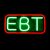 LED EBT Neon Sign for Business