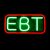 LED EBT Neon Sign for Business