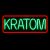 LED KRATOM Neon Sign for Business, Electronic Lighted Board, KRATOM (23 x 9.3 inch)