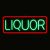 LED LIQUOR Neon Sign for Business, Electronic Lighted Board, LIQUOR (23 x 9.3 inch)