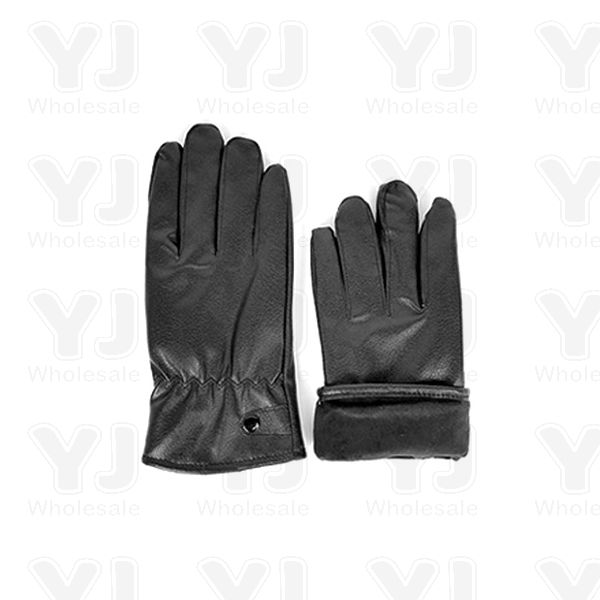 Winter Leather Gloves For Men and Women, Warm Thermal Dress Driving  Motorcycle Gloves, Plain